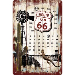 Calendar metalic - Route 66 - Survivors 20x30 cm